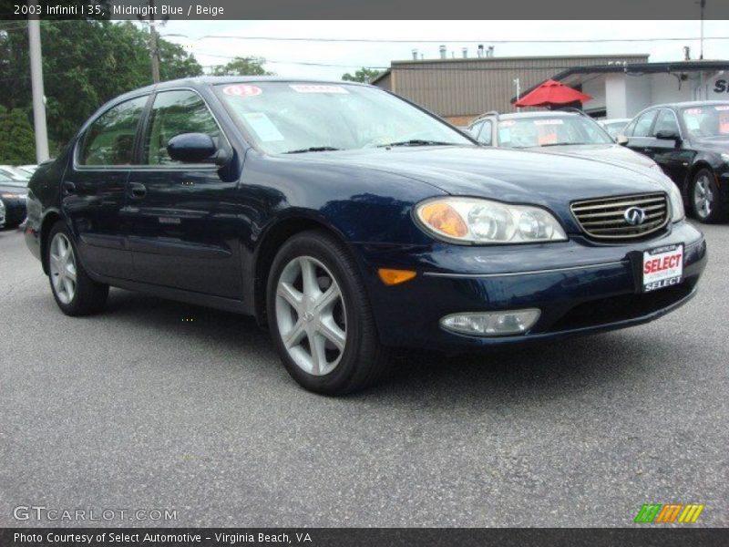 Midnight Blue / Beige 2003 Infiniti I 35