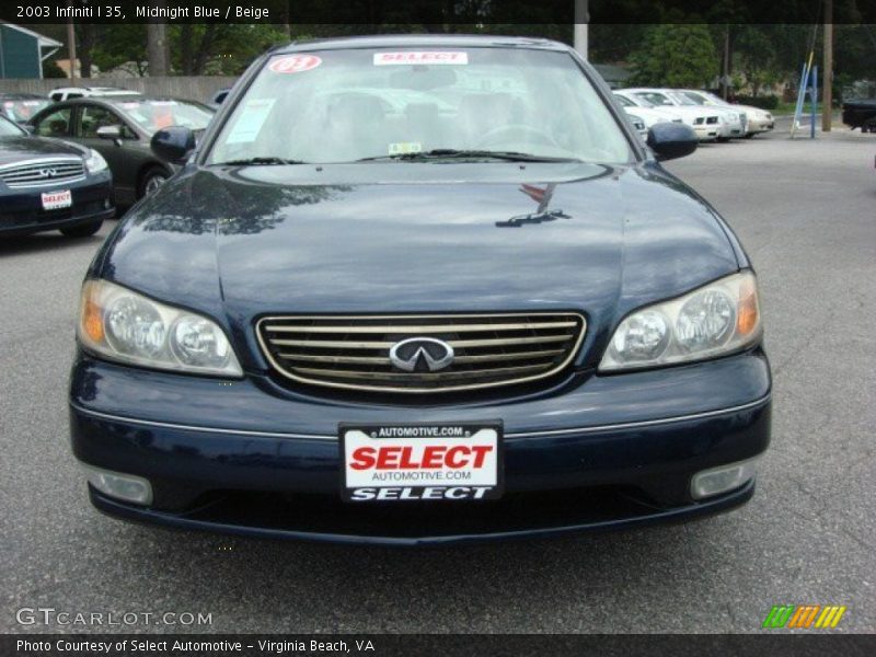 Midnight Blue / Beige 2003 Infiniti I 35