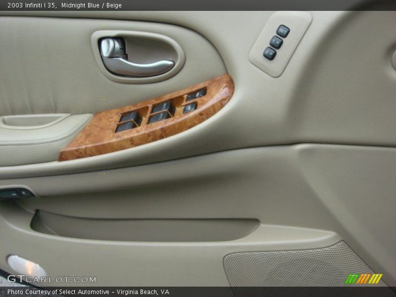 Midnight Blue / Beige 2003 Infiniti I 35