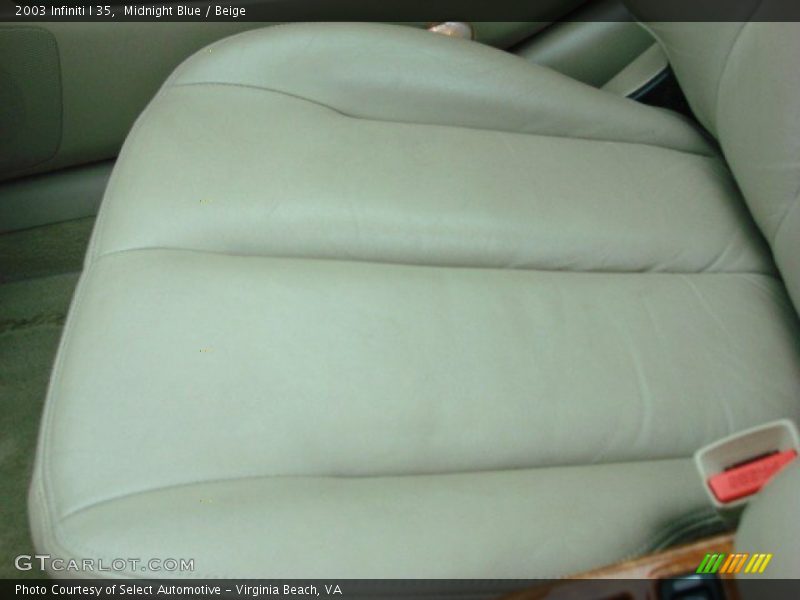 Midnight Blue / Beige 2003 Infiniti I 35