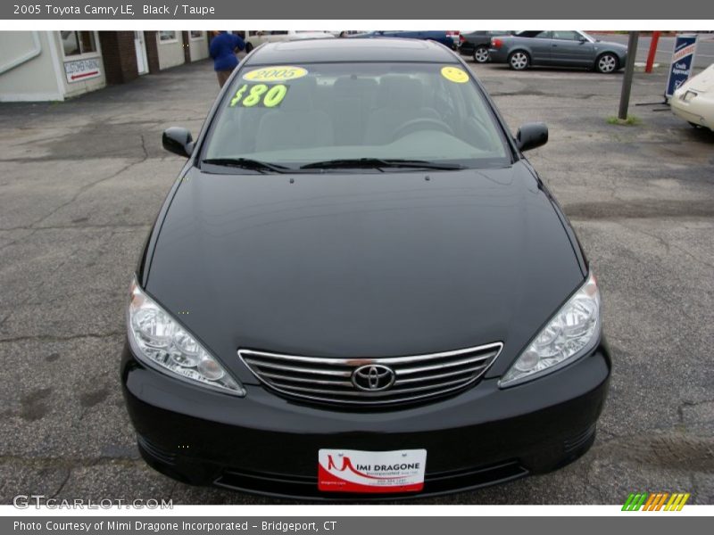 Black / Taupe 2005 Toyota Camry LE