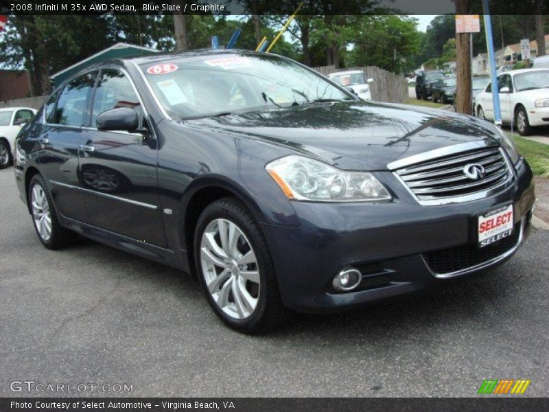 Blue Slate / Graphite 2008 Infiniti M 35x AWD Sedan