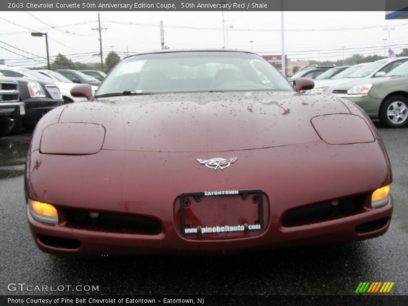 50th Anniversary Red / Shale 2003 Chevrolet Corvette 50th Anniversary Edition Coupe