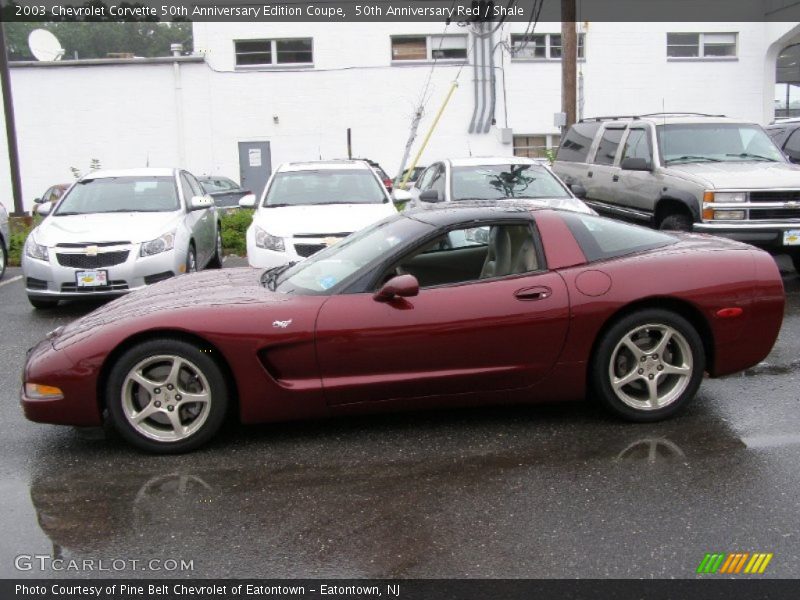 50th Anniversary Red / Shale 2003 Chevrolet Corvette 50th Anniversary Edition Coupe