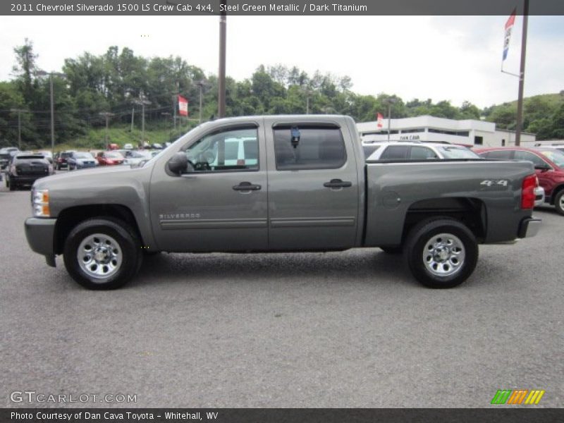  2011 Silverado 1500 LS Crew Cab 4x4 Steel Green Metallic