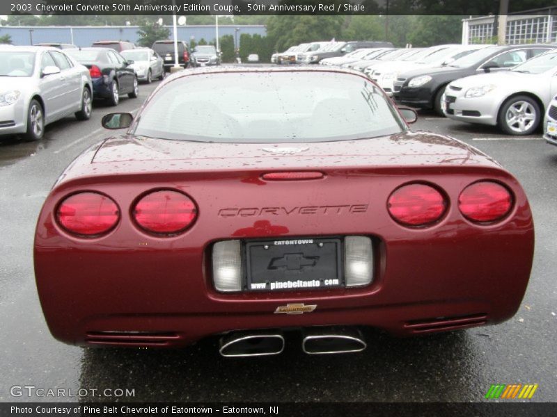 50th Anniversary Red / Shale 2003 Chevrolet Corvette 50th Anniversary Edition Coupe