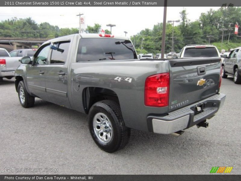  2011 Silverado 1500 LS Crew Cab 4x4 Steel Green Metallic