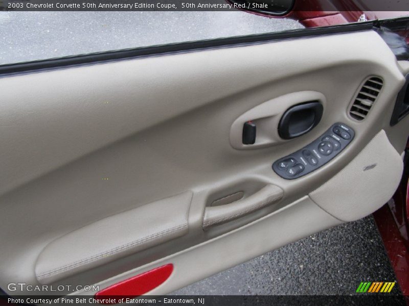 Door Panel of 2003 Corvette 50th Anniversary Edition Coupe