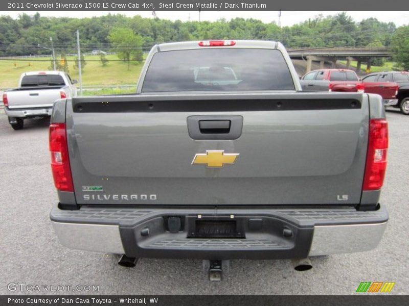  2011 Silverado 1500 LS Crew Cab 4x4 Steel Green Metallic
