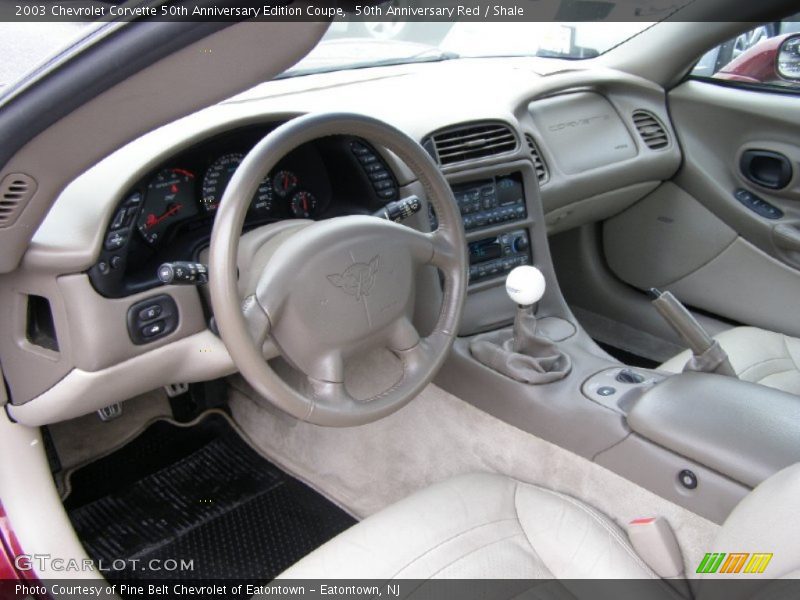  2003 Corvette 50th Anniversary Edition Coupe Shale Interior