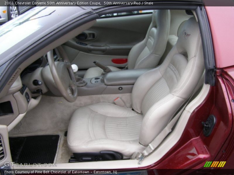  2003 Corvette 50th Anniversary Edition Coupe Shale Interior