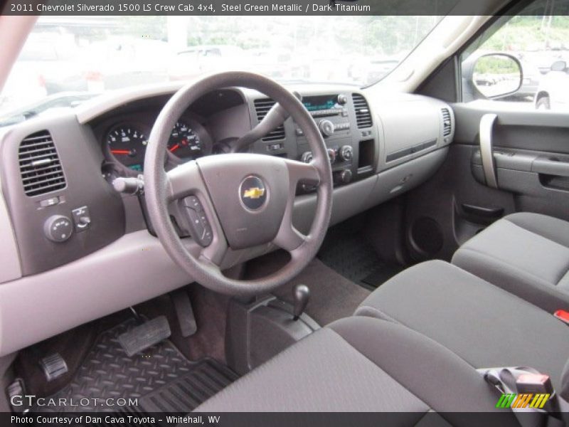 Dark Titanium Interior - 2011 Silverado 1500 LS Crew Cab 4x4 