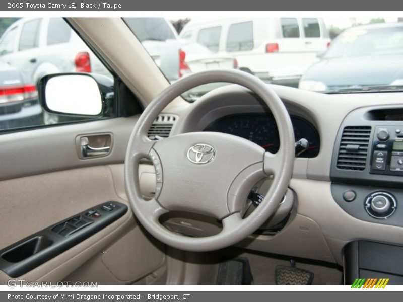 Black / Taupe 2005 Toyota Camry LE