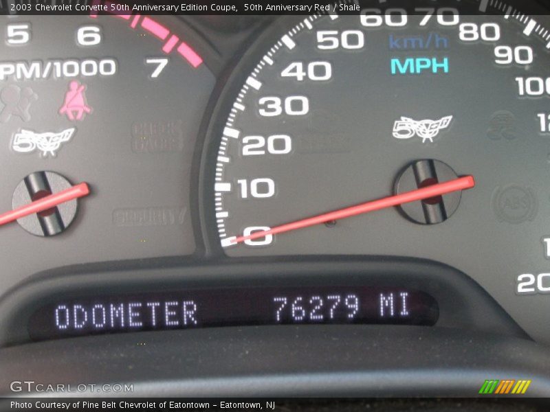  2003 Corvette 50th Anniversary Edition Coupe 50th Anniversary Edition Coupe Gauges