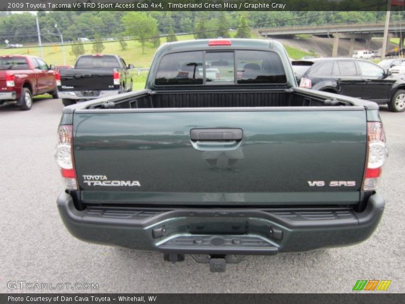 Timberland Green Mica / Graphite Gray 2009 Toyota Tacoma V6 TRD Sport Access Cab 4x4