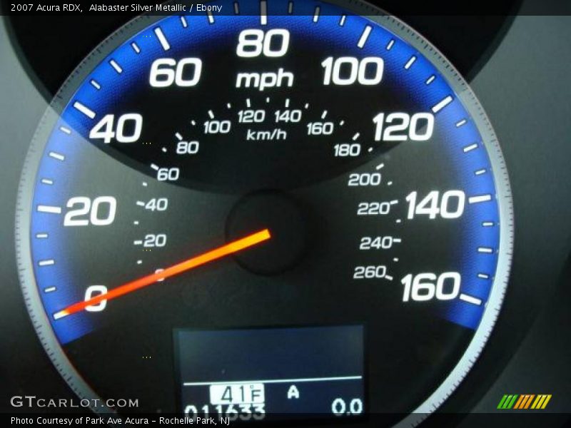 Alabaster Silver Metallic / Ebony 2007 Acura RDX
