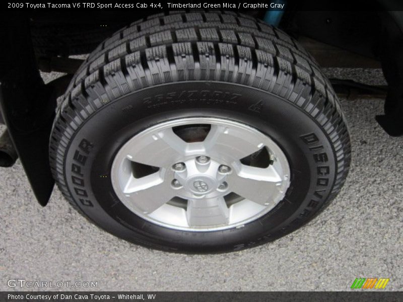 Timberland Green Mica / Graphite Gray 2009 Toyota Tacoma V6 TRD Sport Access Cab 4x4