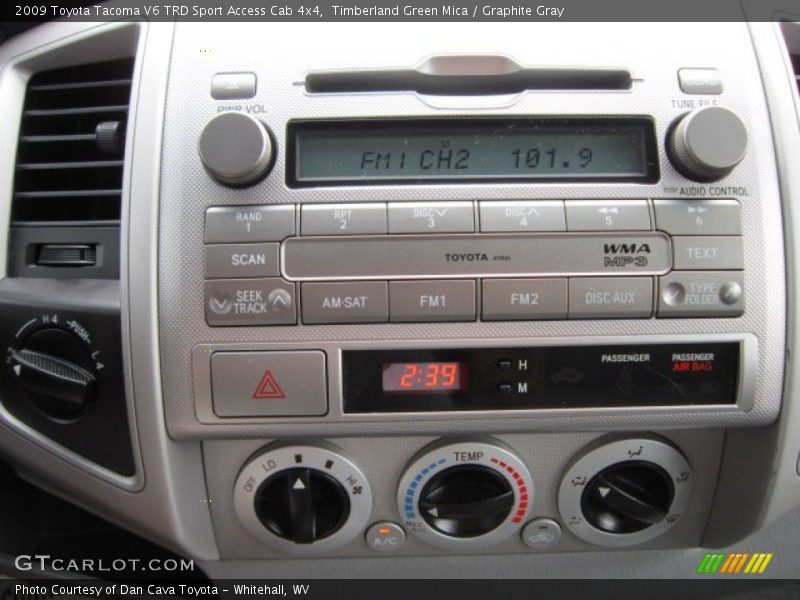 Timberland Green Mica / Graphite Gray 2009 Toyota Tacoma V6 TRD Sport Access Cab 4x4