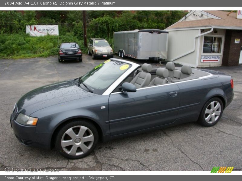 Dolphin Grey Metallic / Platinum 2004 Audi A4 1.8T Cabriolet