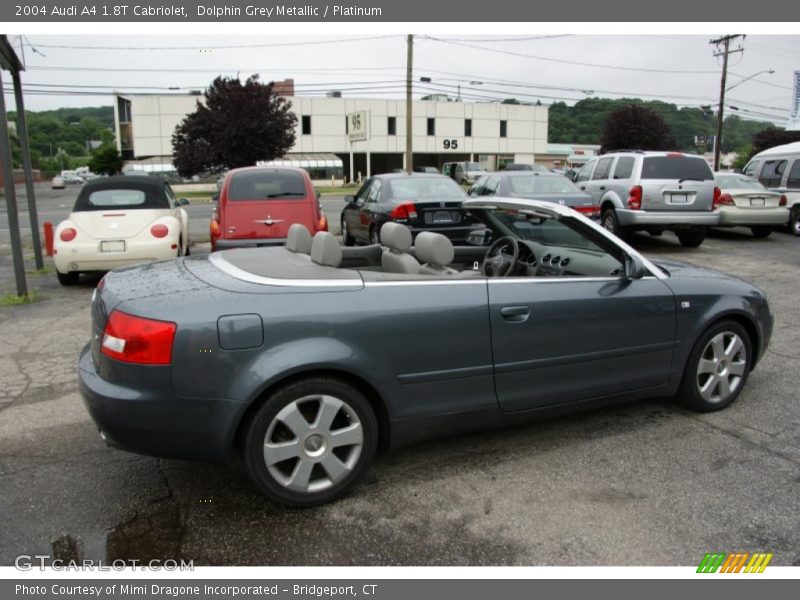 Dolphin Grey Metallic / Platinum 2004 Audi A4 1.8T Cabriolet