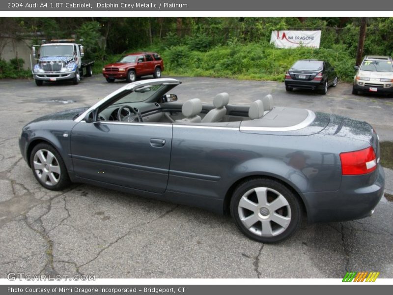 Dolphin Grey Metallic / Platinum 2004 Audi A4 1.8T Cabriolet