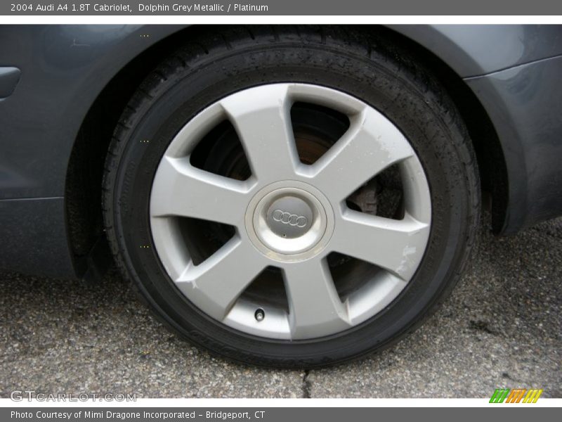 Dolphin Grey Metallic / Platinum 2004 Audi A4 1.8T Cabriolet
