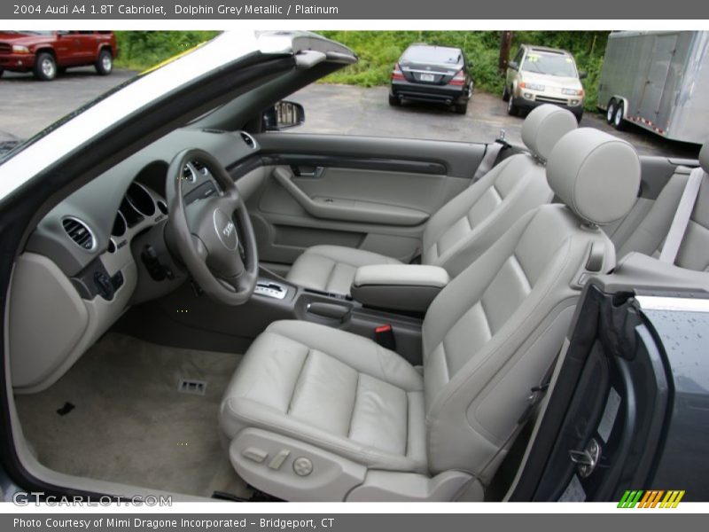 Dolphin Grey Metallic / Platinum 2004 Audi A4 1.8T Cabriolet