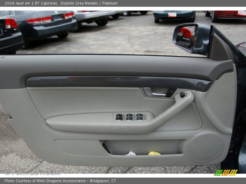 Dolphin Grey Metallic / Platinum 2004 Audi A4 1.8T Cabriolet