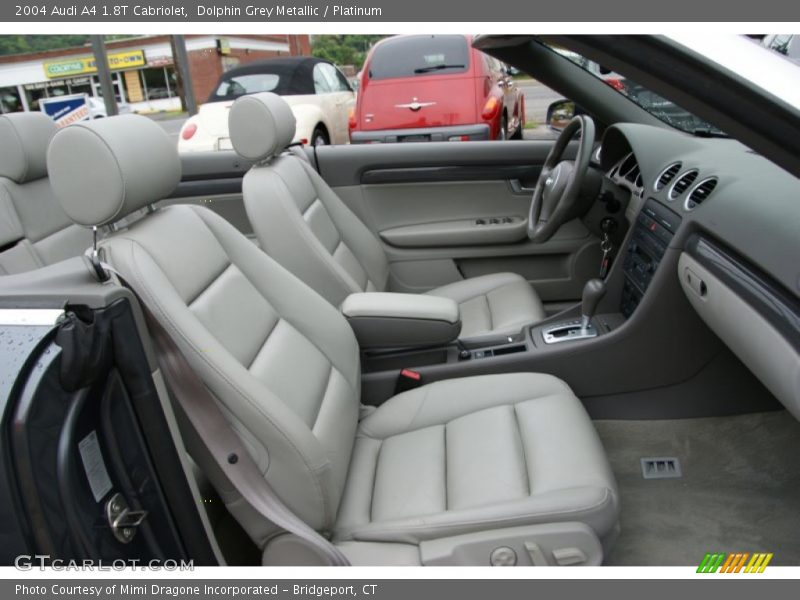 Dolphin Grey Metallic / Platinum 2004 Audi A4 1.8T Cabriolet
