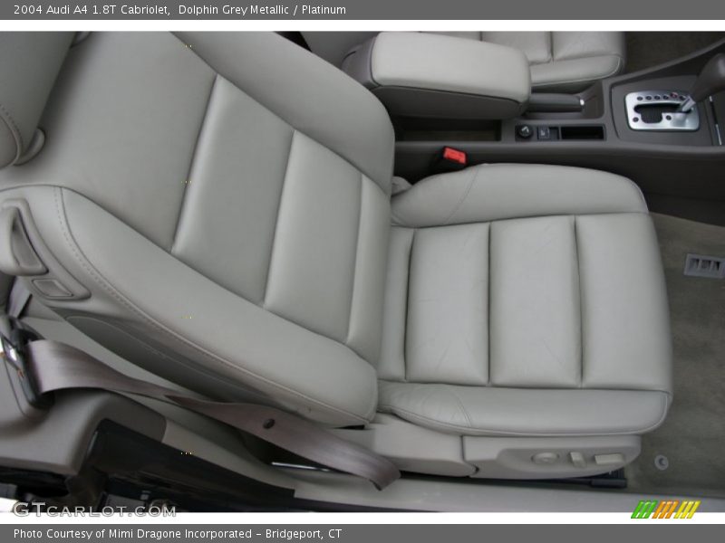 Dolphin Grey Metallic / Platinum 2004 Audi A4 1.8T Cabriolet