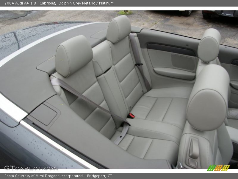 Dolphin Grey Metallic / Platinum 2004 Audi A4 1.8T Cabriolet