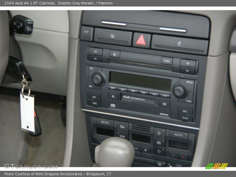 Dolphin Grey Metallic / Platinum 2004 Audi A4 1.8T Cabriolet