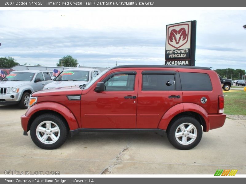 Inferno Red Crystal Pearl / Dark Slate Gray/Light Slate Gray 2007 Dodge Nitro SLT