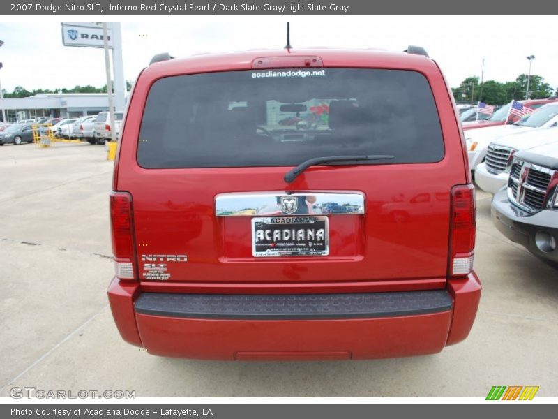 Inferno Red Crystal Pearl / Dark Slate Gray/Light Slate Gray 2007 Dodge Nitro SLT