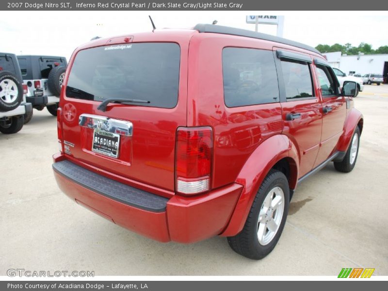 Inferno Red Crystal Pearl / Dark Slate Gray/Light Slate Gray 2007 Dodge Nitro SLT