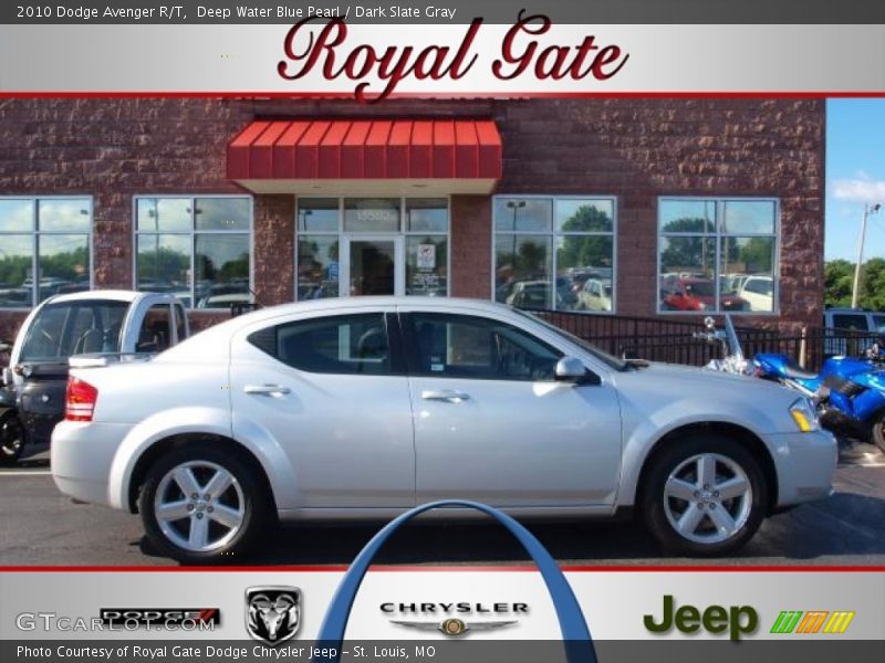 Deep Water Blue Pearl / Dark Slate Gray 2010 Dodge Avenger R/T