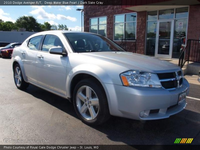 Deep Water Blue Pearl / Dark Slate Gray 2010 Dodge Avenger R/T