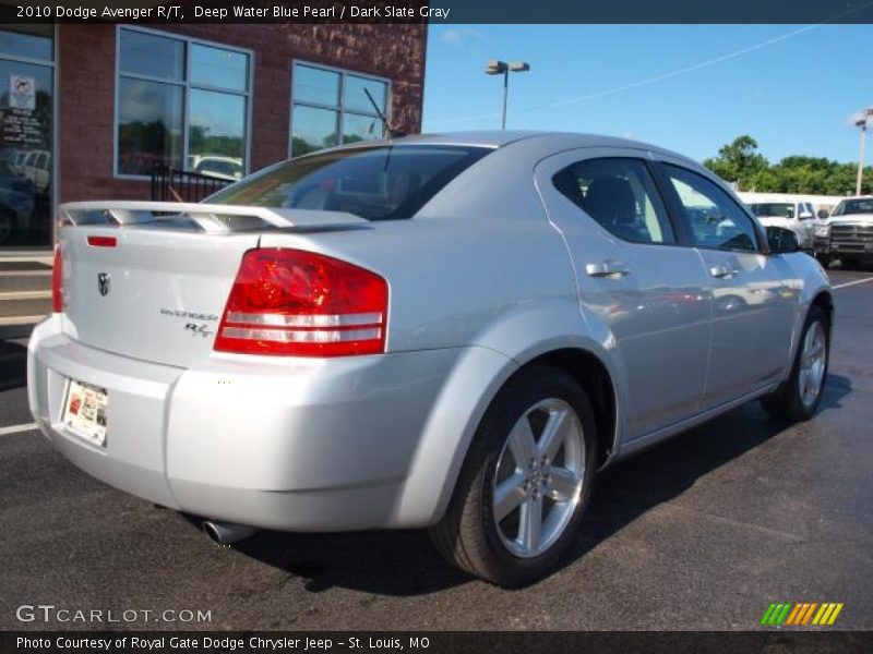 Deep Water Blue Pearl / Dark Slate Gray 2010 Dodge Avenger R/T