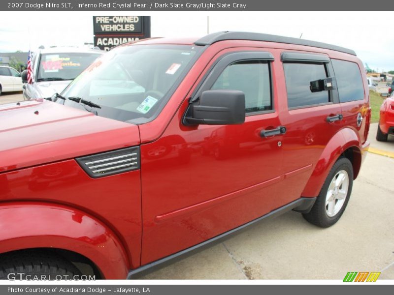 Inferno Red Crystal Pearl / Dark Slate Gray/Light Slate Gray 2007 Dodge Nitro SLT