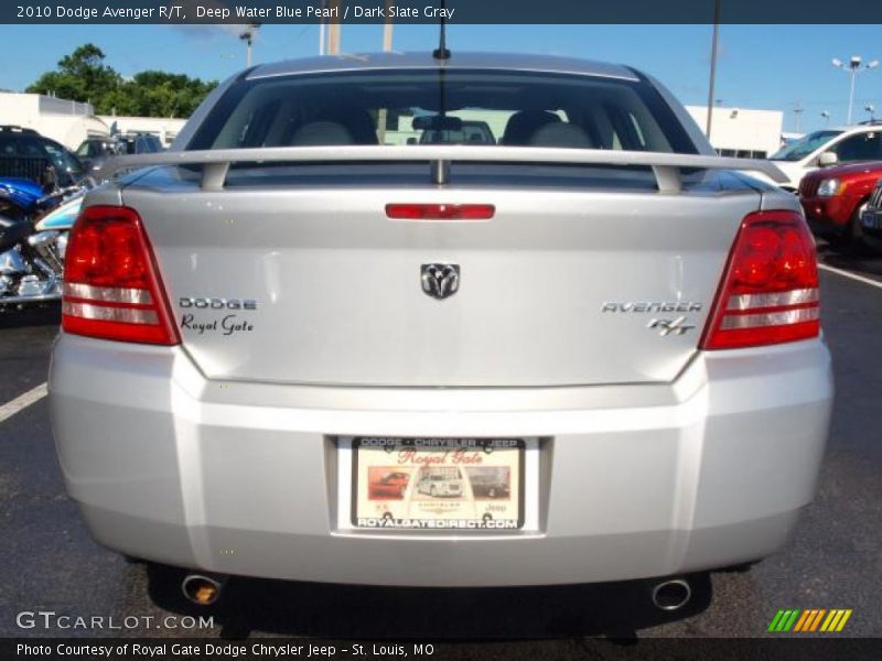 Deep Water Blue Pearl / Dark Slate Gray 2010 Dodge Avenger R/T
