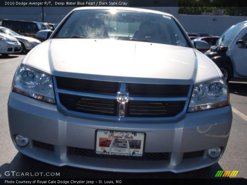 Deep Water Blue Pearl / Dark Slate Gray 2010 Dodge Avenger R/T