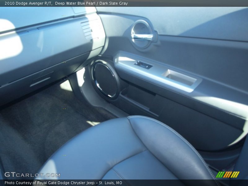 Deep Water Blue Pearl / Dark Slate Gray 2010 Dodge Avenger R/T