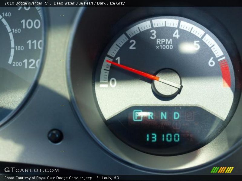 Deep Water Blue Pearl / Dark Slate Gray 2010 Dodge Avenger R/T