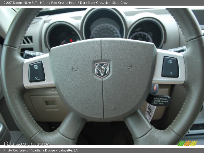 Inferno Red Crystal Pearl / Dark Slate Gray/Light Slate Gray 2007 Dodge Nitro SLT