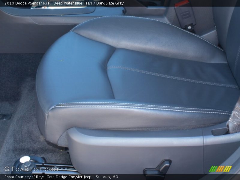 Deep Water Blue Pearl / Dark Slate Gray 2010 Dodge Avenger R/T