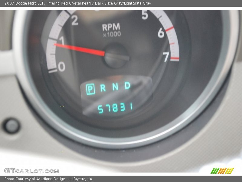Inferno Red Crystal Pearl / Dark Slate Gray/Light Slate Gray 2007 Dodge Nitro SLT
