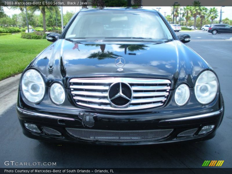 Black / Java 2003 Mercedes-Benz E 500 Sedan