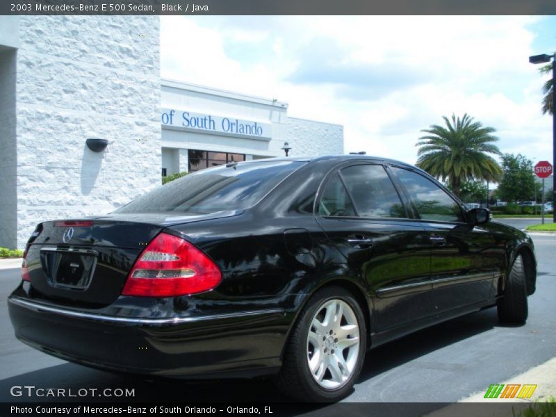 Black / Java 2003 Mercedes-Benz E 500 Sedan