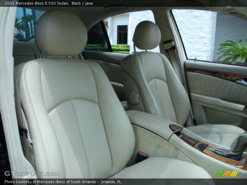 Black / Java 2003 Mercedes-Benz E 500 Sedan