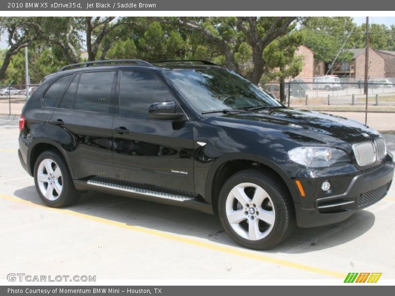 Jet Black / Saddle Brown 2010 BMW X5 xDrive35d